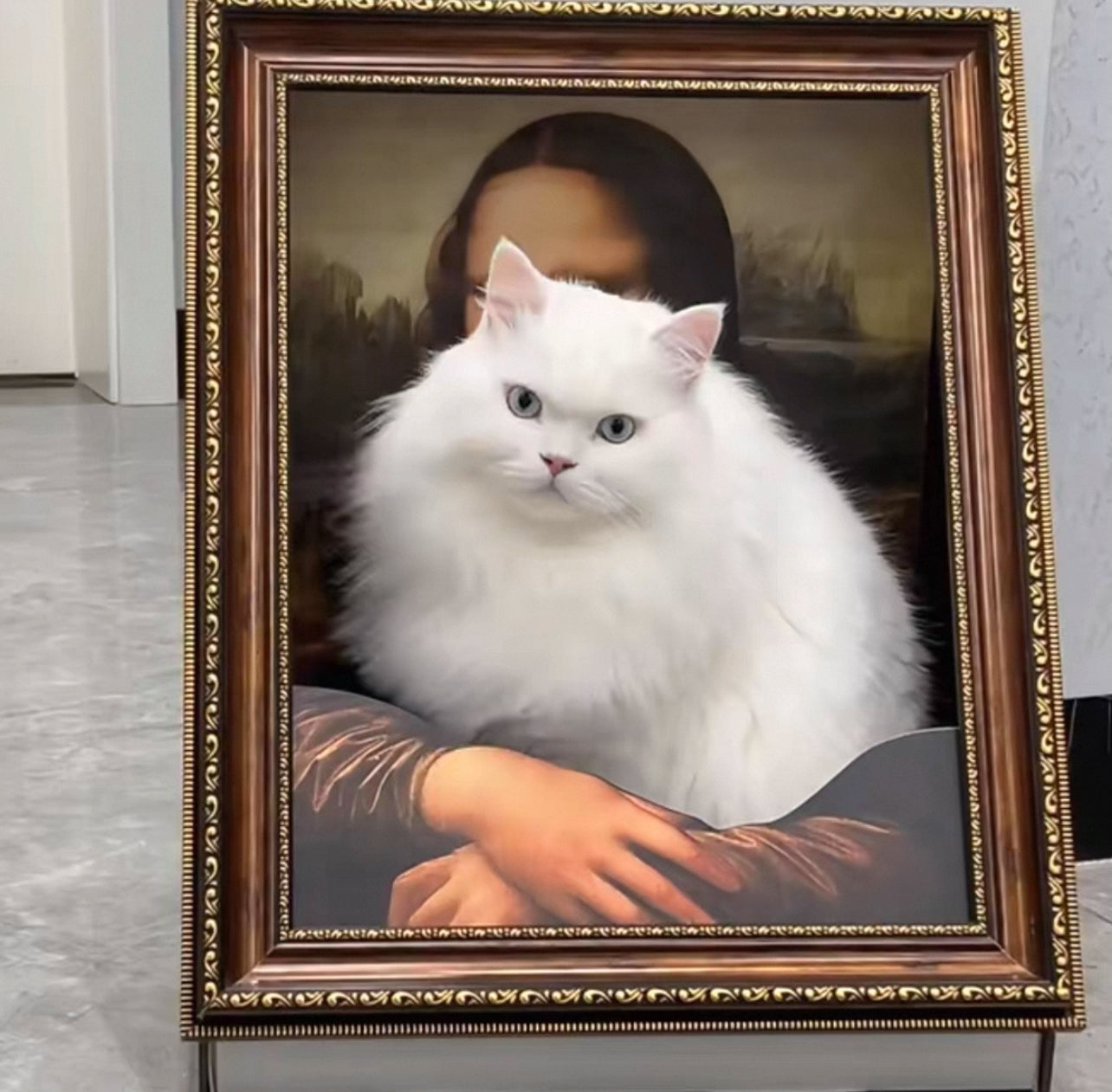 Pawtrait Gallery – Framed Cat Hideaway Art Series