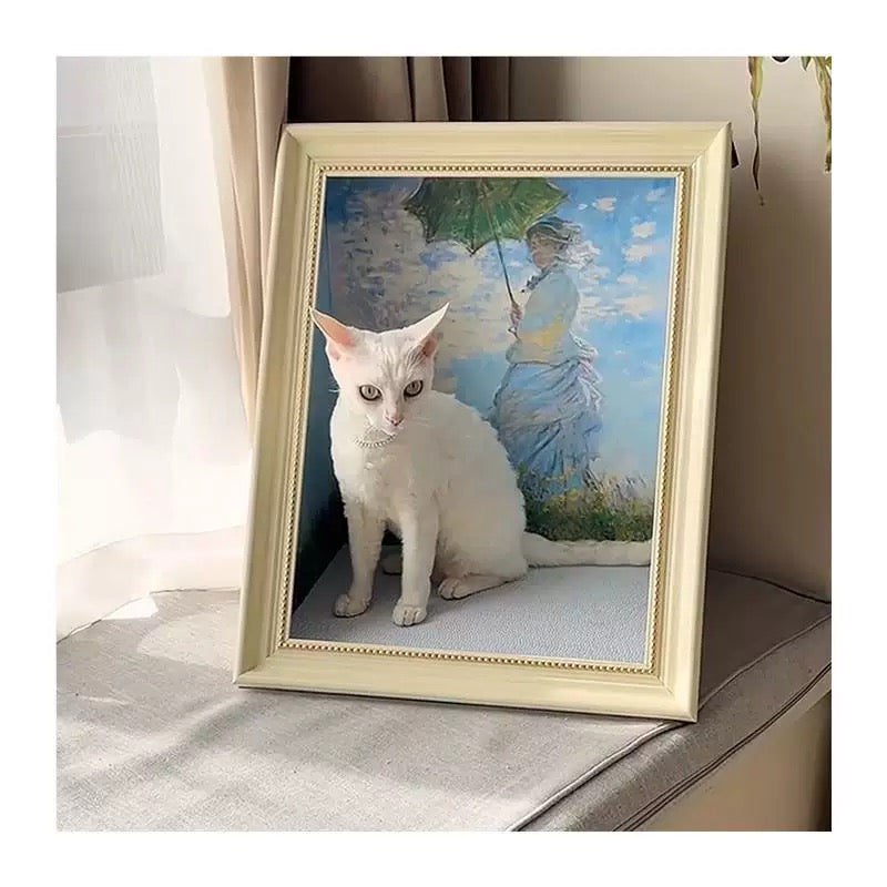Pawtrait Gallery – Framed Cat Hideaway Art Series