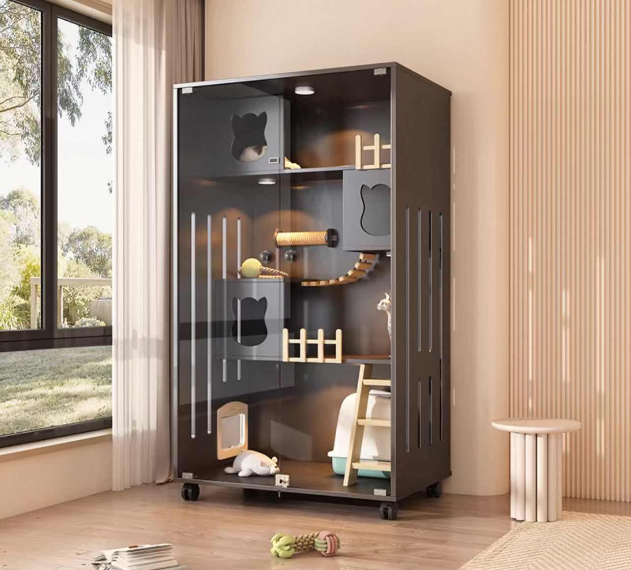 PurrNook Multi-Function Cat Cabinet