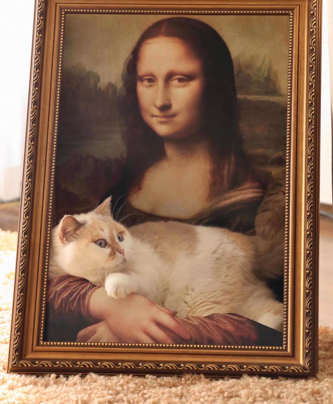 Pawtrait Gallery – Framed Cat Hideaway Art Series