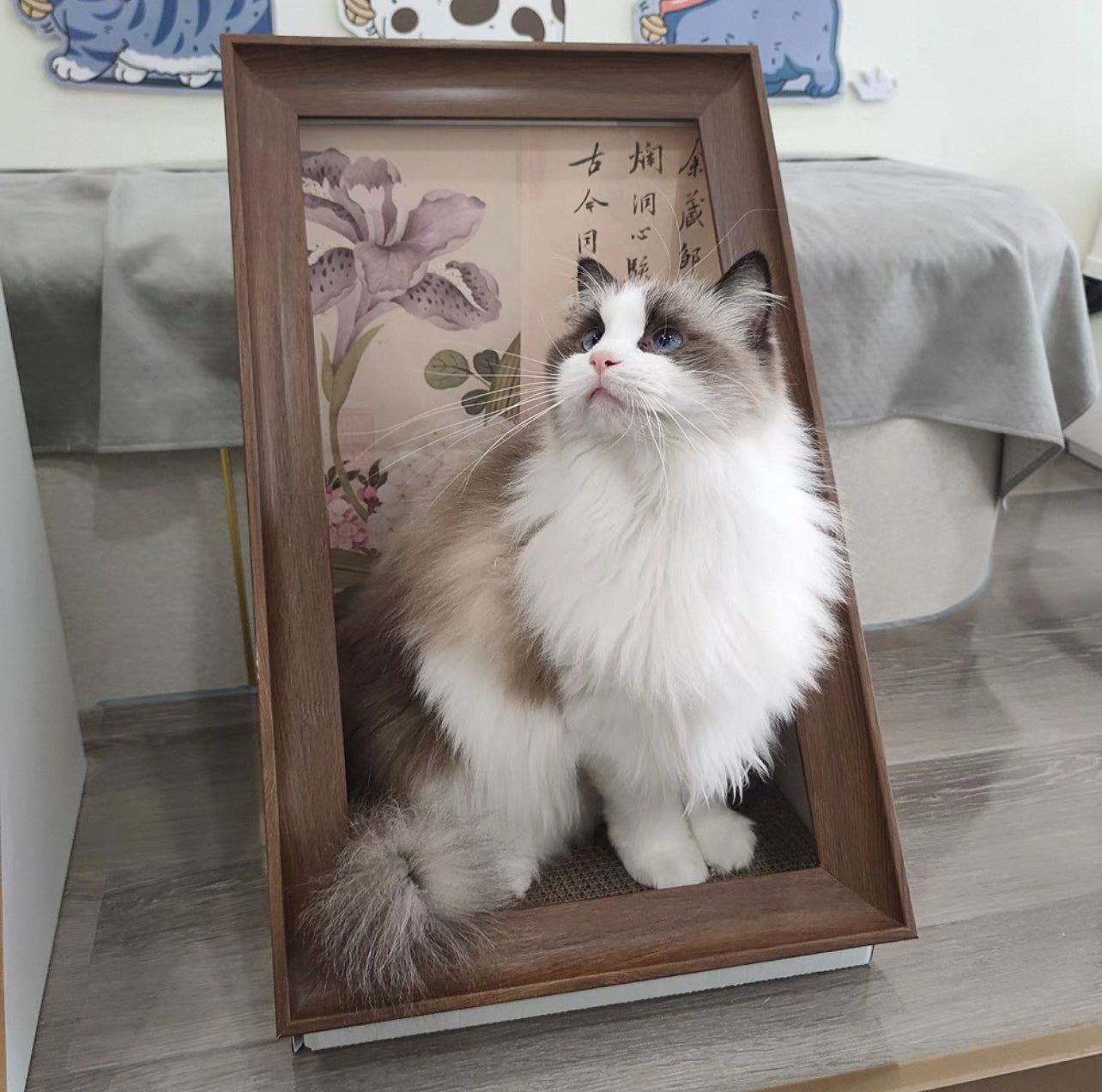 Pawtrait Gallery – Framed Cat Hideaway Art Series