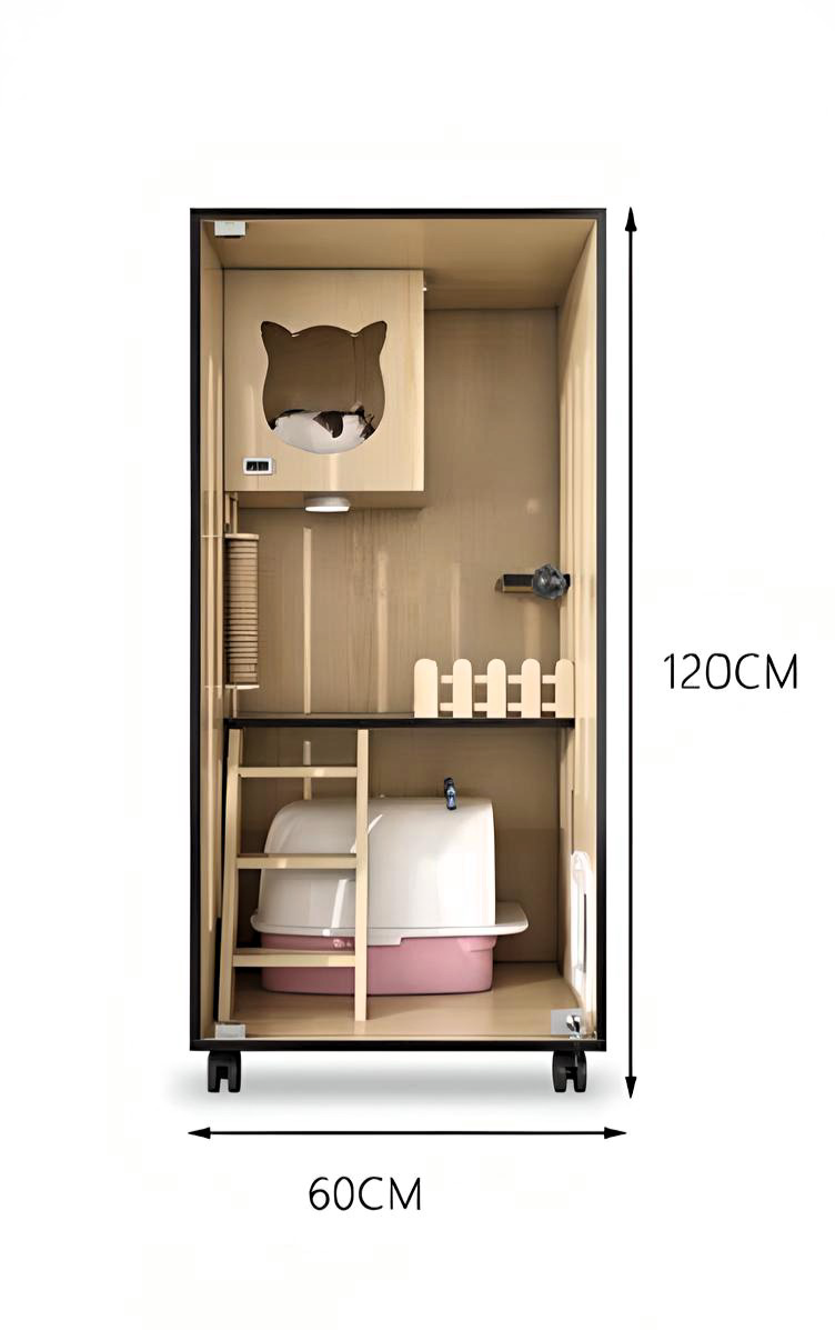 PurrNook Multi-Function Cat Cabinet