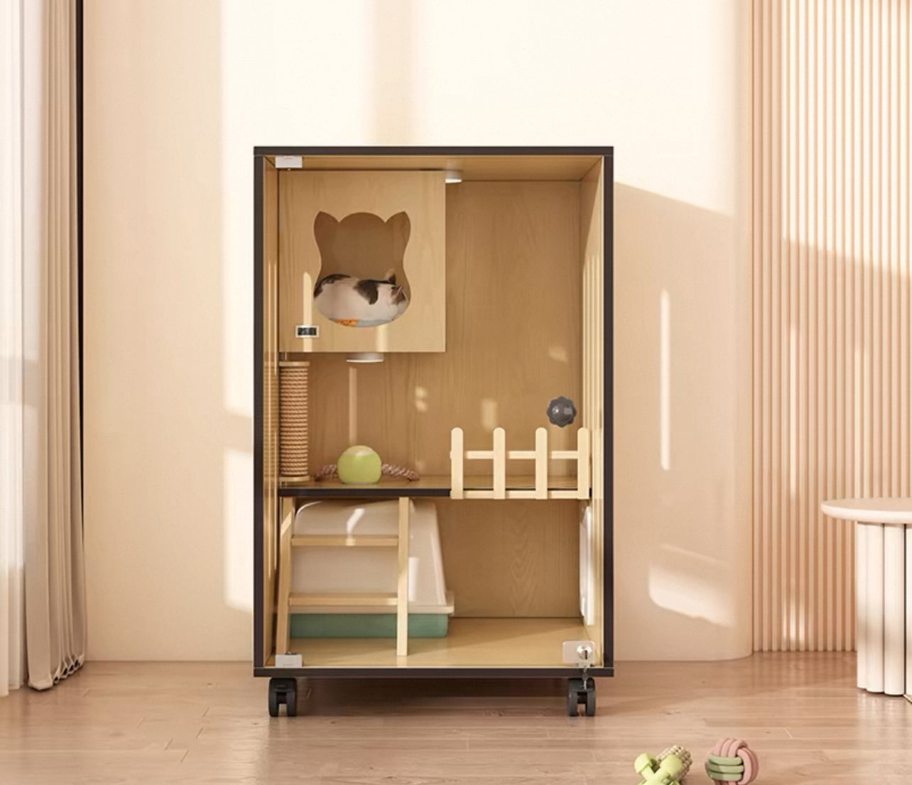 PurrNook Multi-Function Cat Cabinet