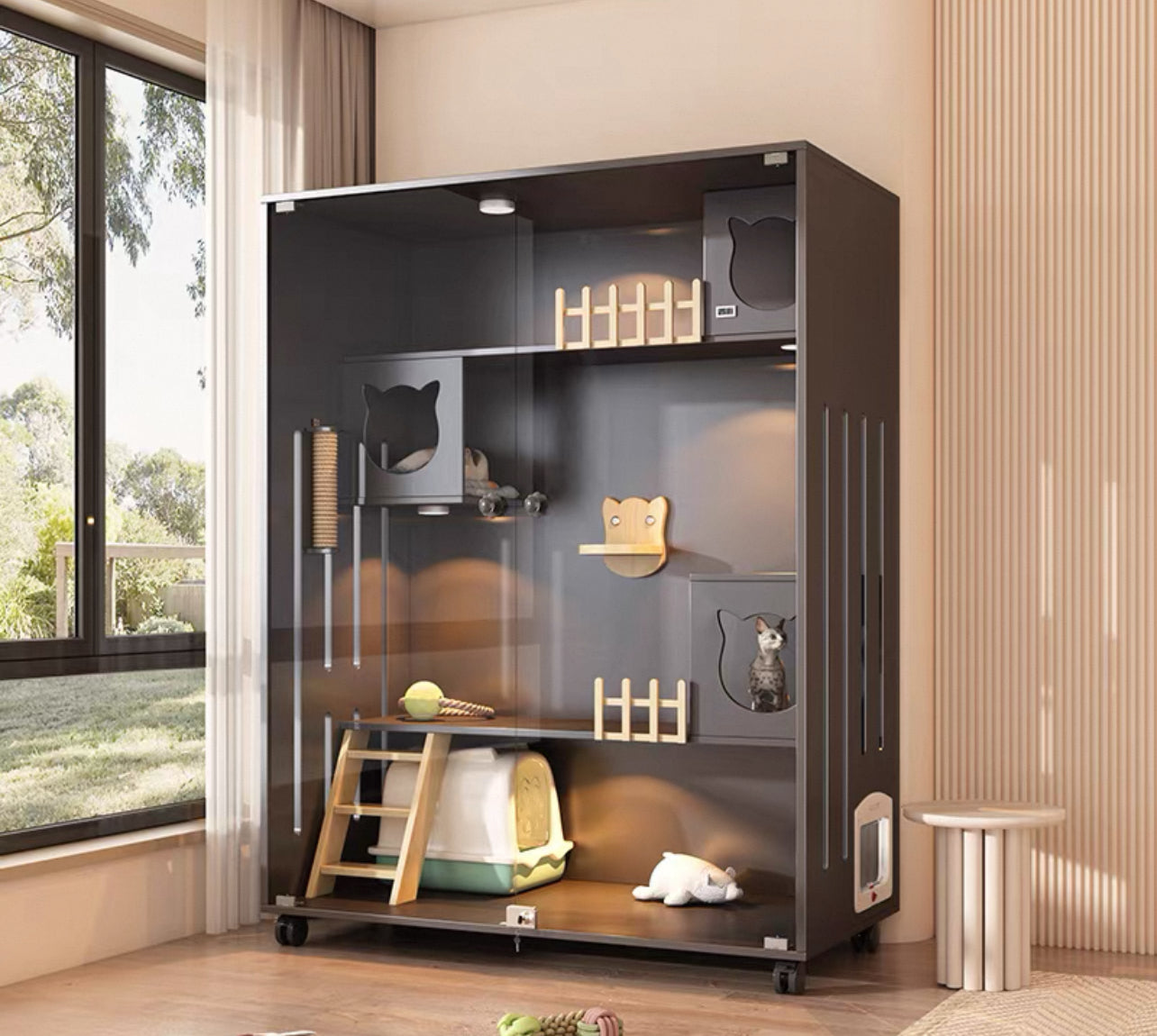 PurrNook Multi-Function Cat Cabinet
