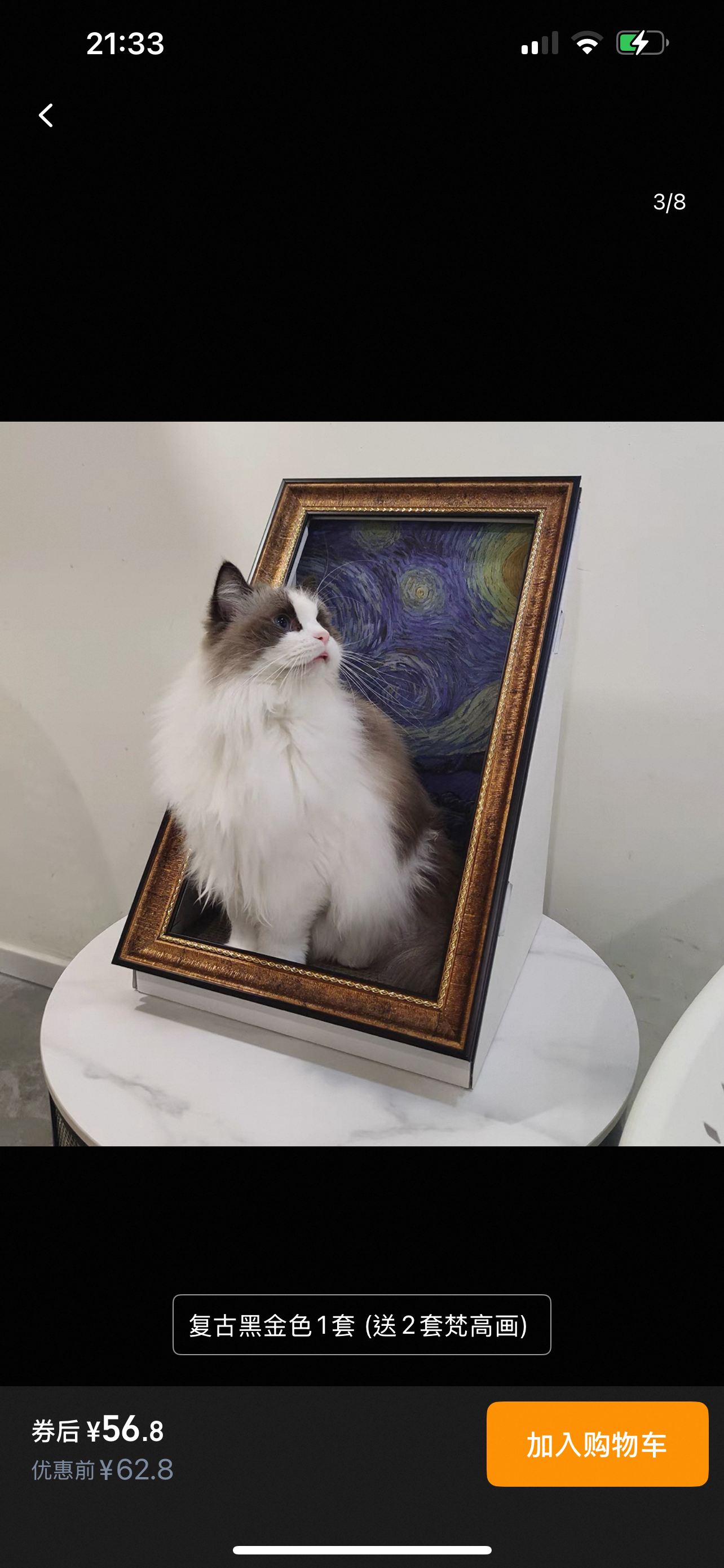 Pawtrait Gallery – Framed Cat Hideaway Art Series