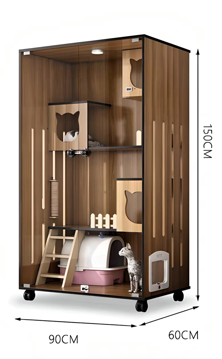 PurrNook Multi-Function Cat Cabinet