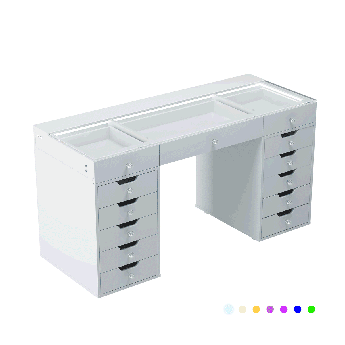 LuxeGlow Pro Vanity Desk