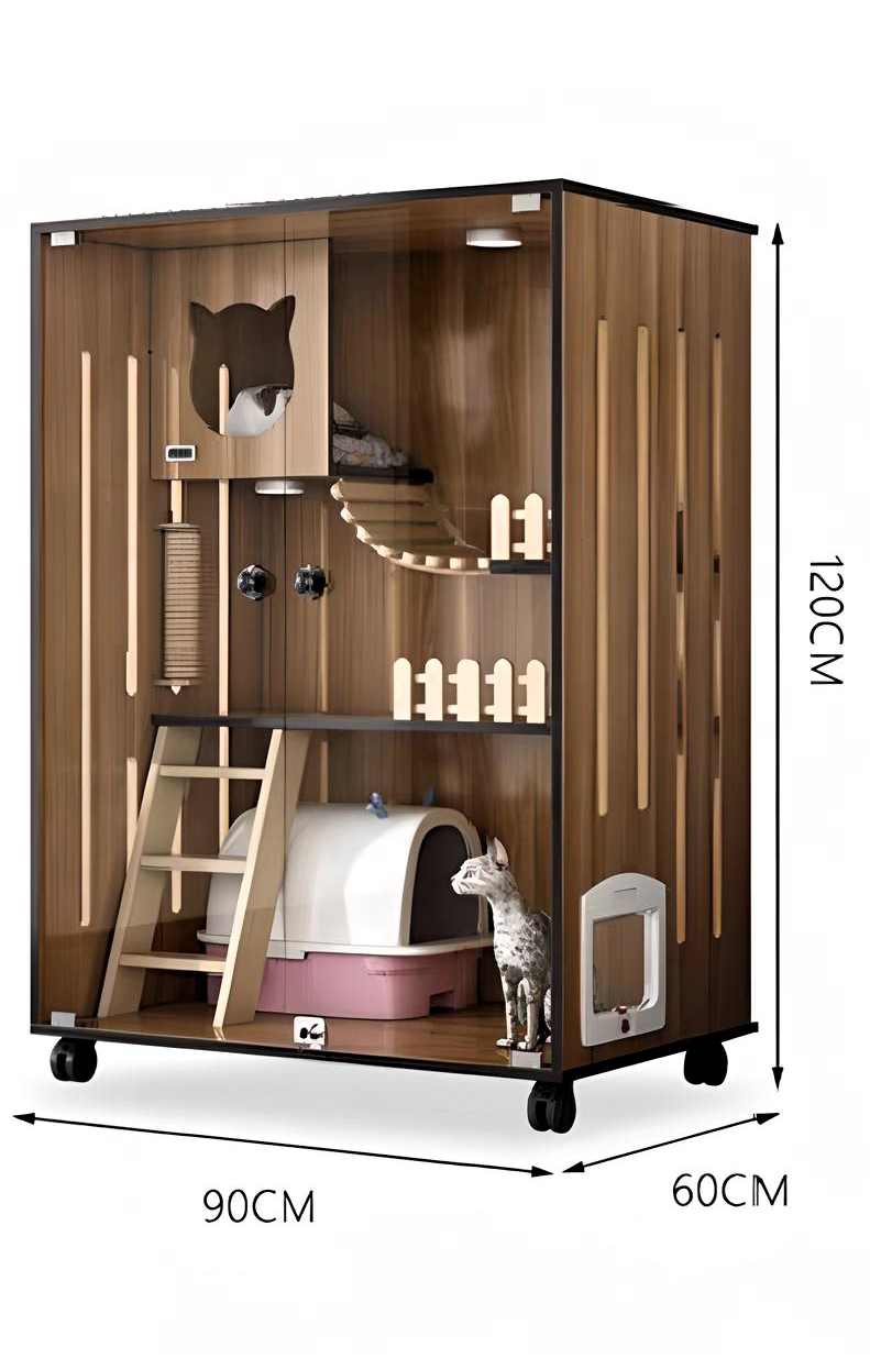 PurrNook Multi-Function Cat Cabinet