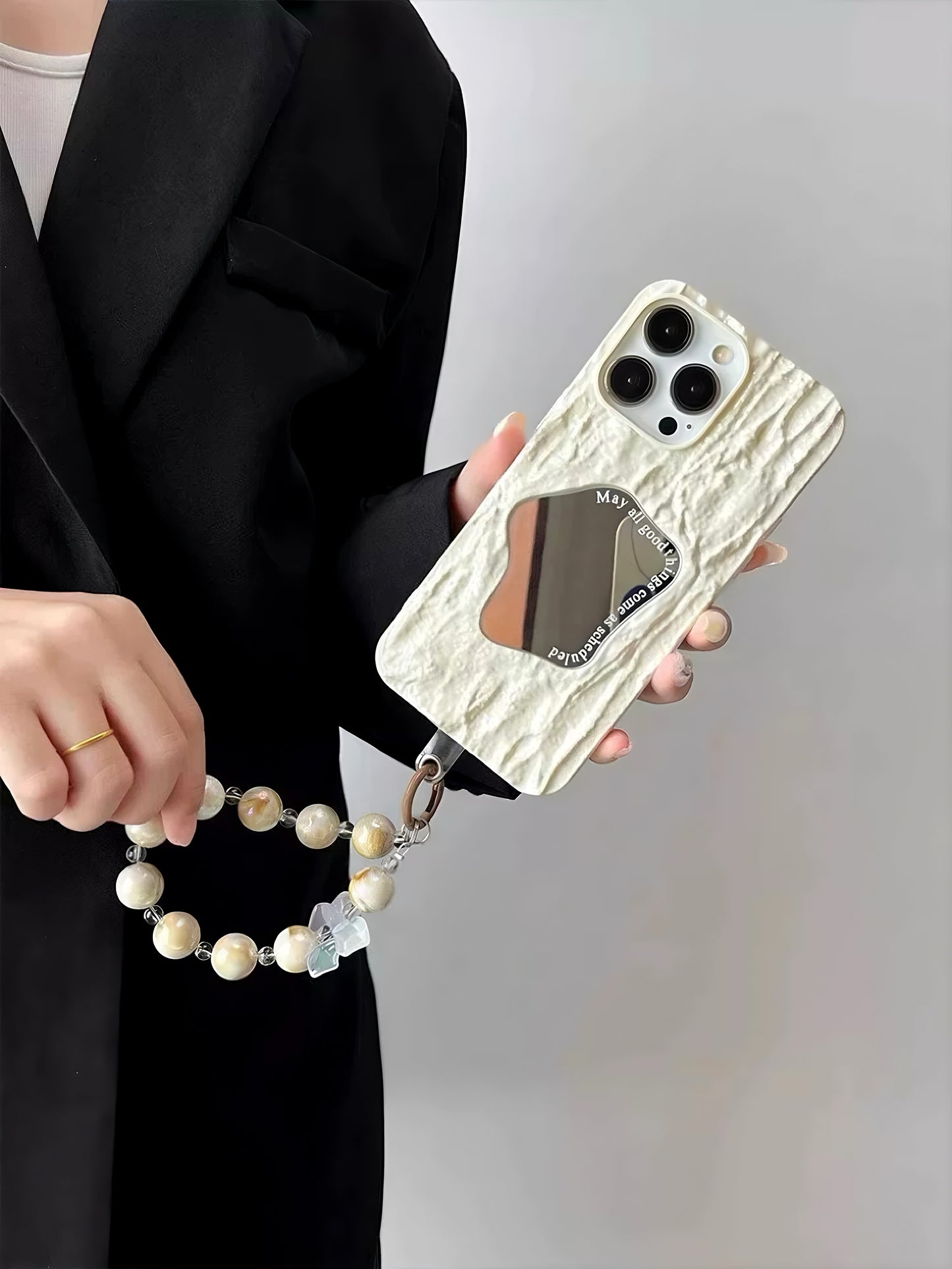 Luxury Textured Mirror Phone Case
