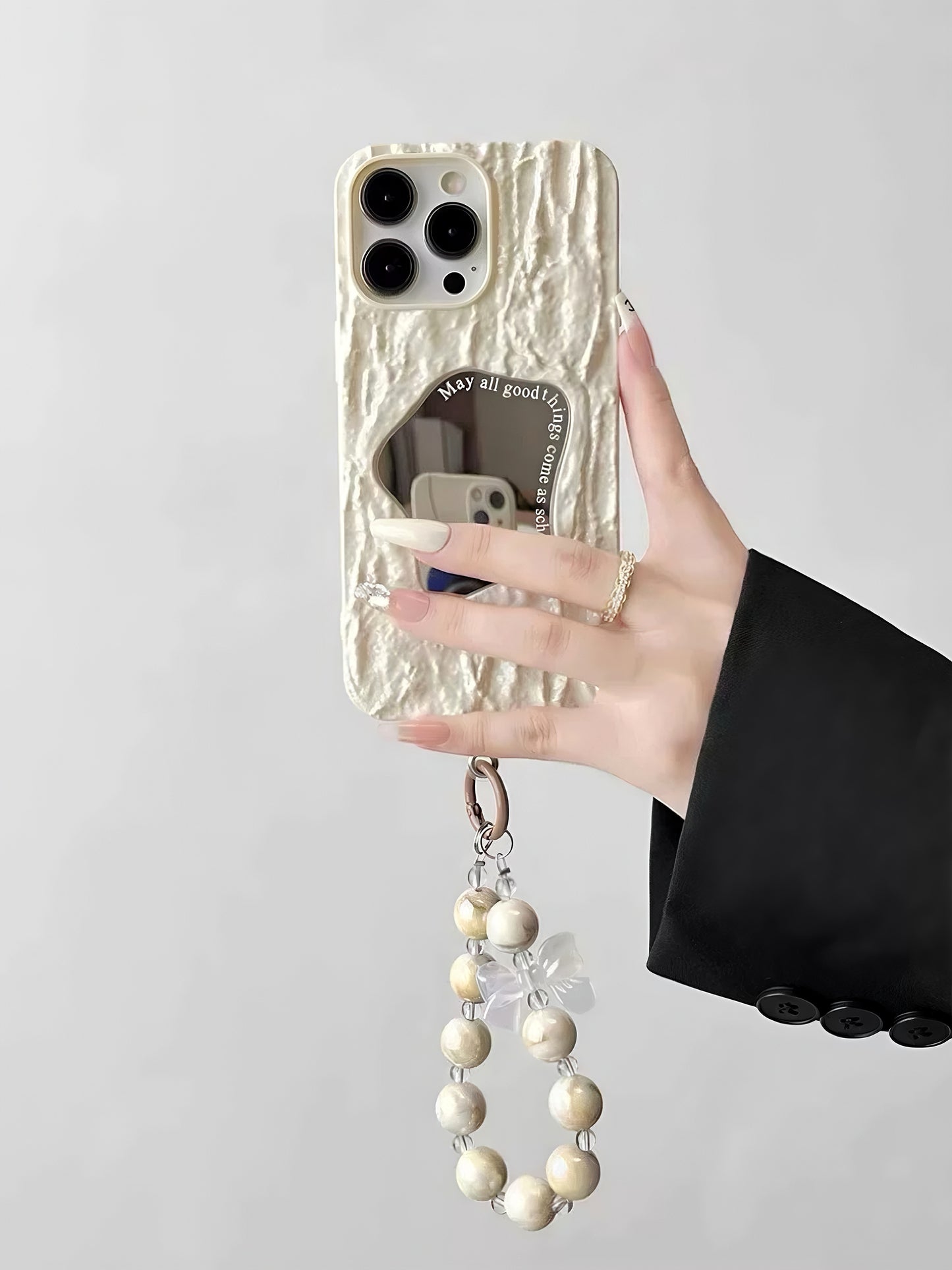 Luxury Textured Mirror Phone Case