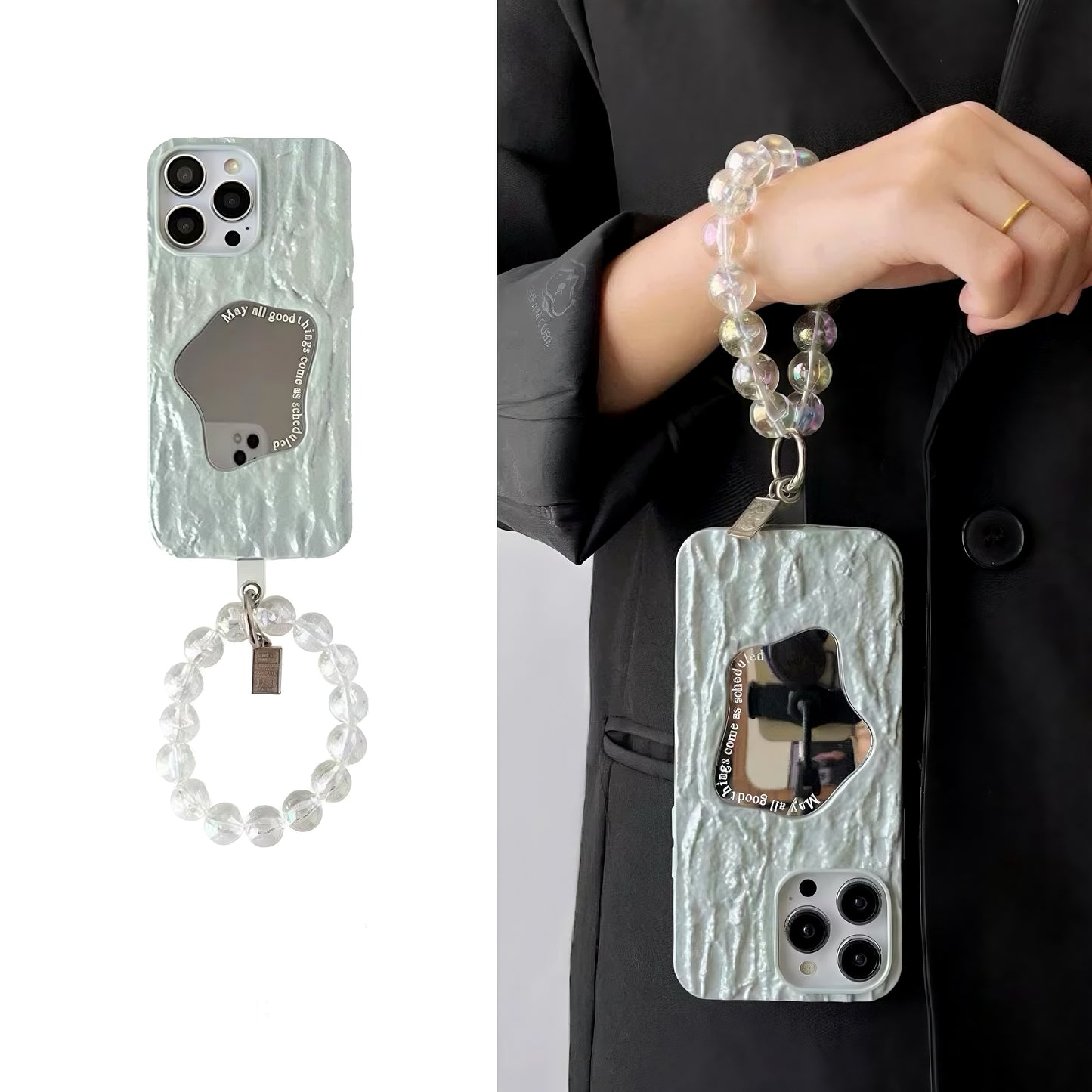 Luxury Textured Mirror Phone Case