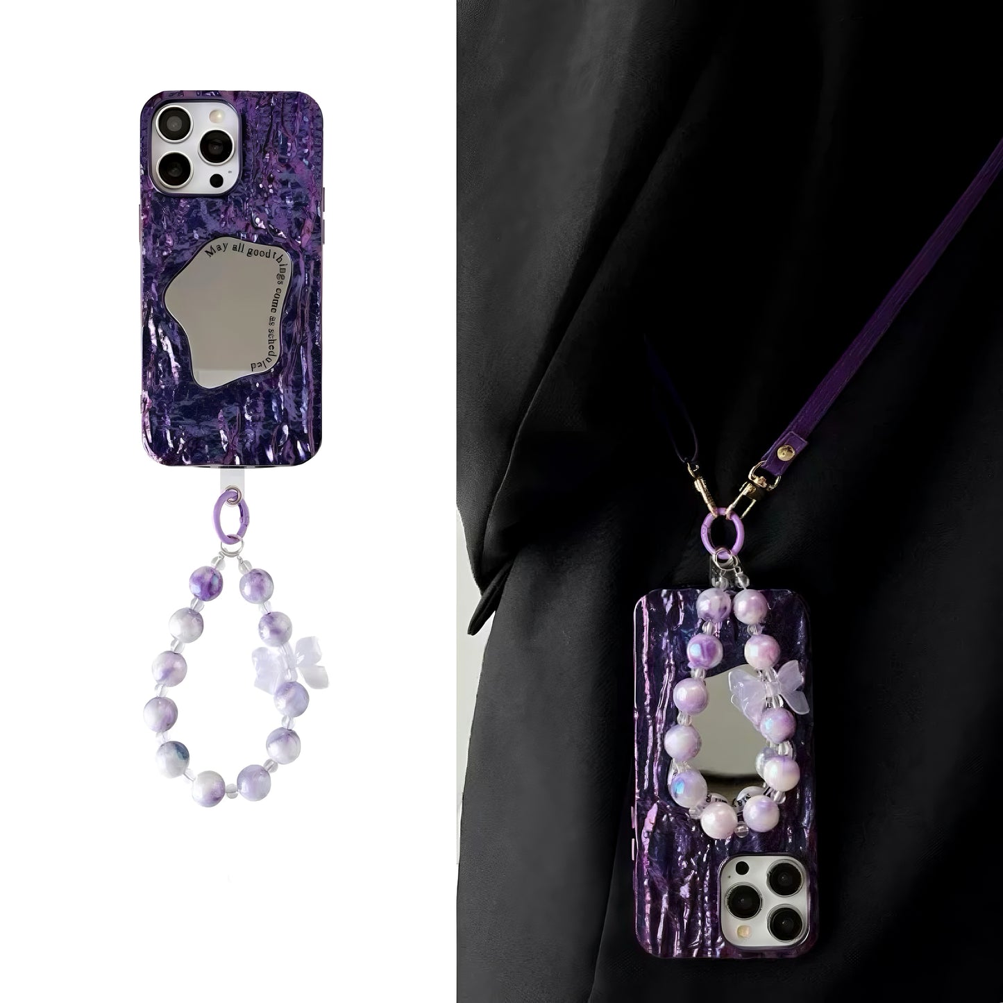 Luxury Textured Mirror Phone Case