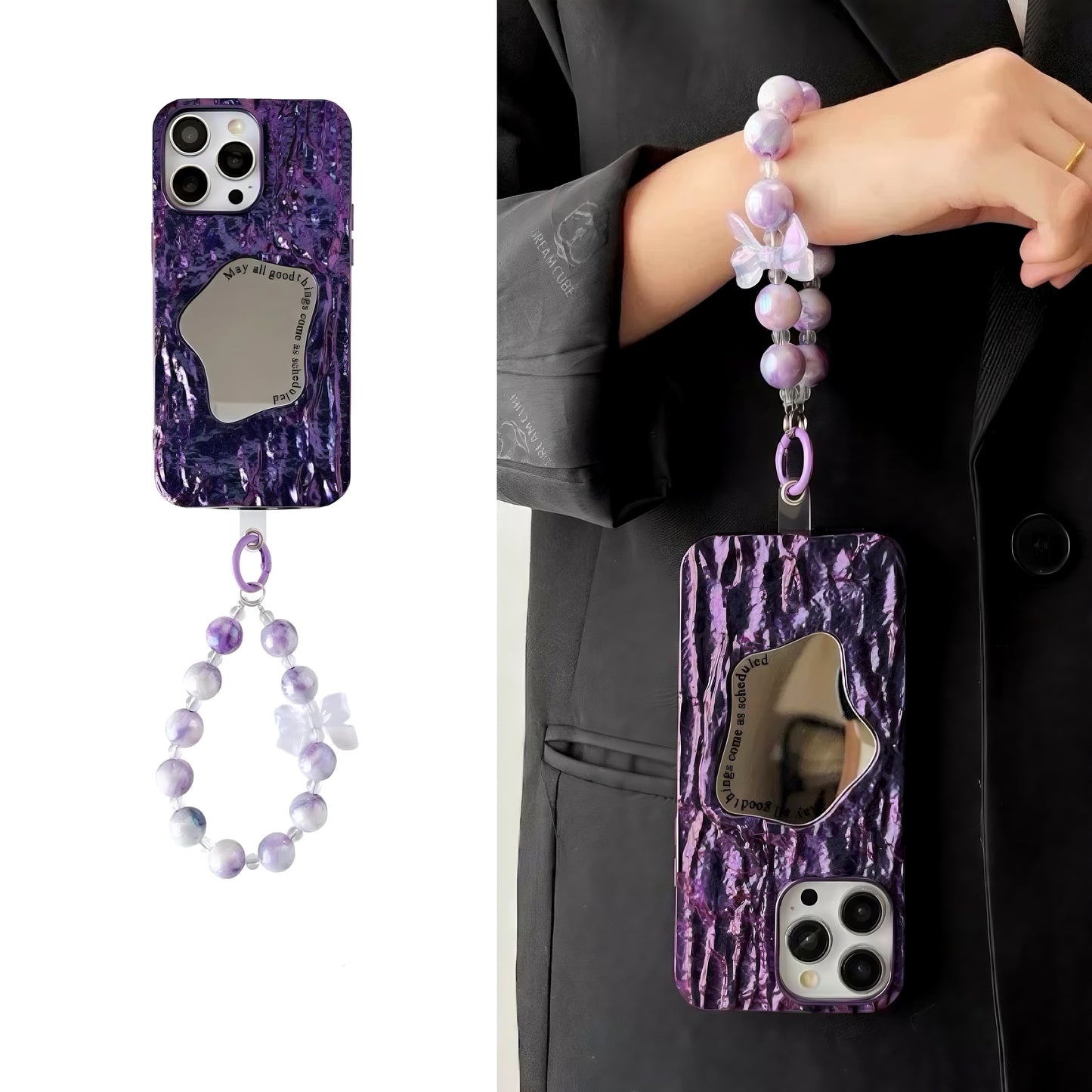Luxury Textured Mirror Phone Case