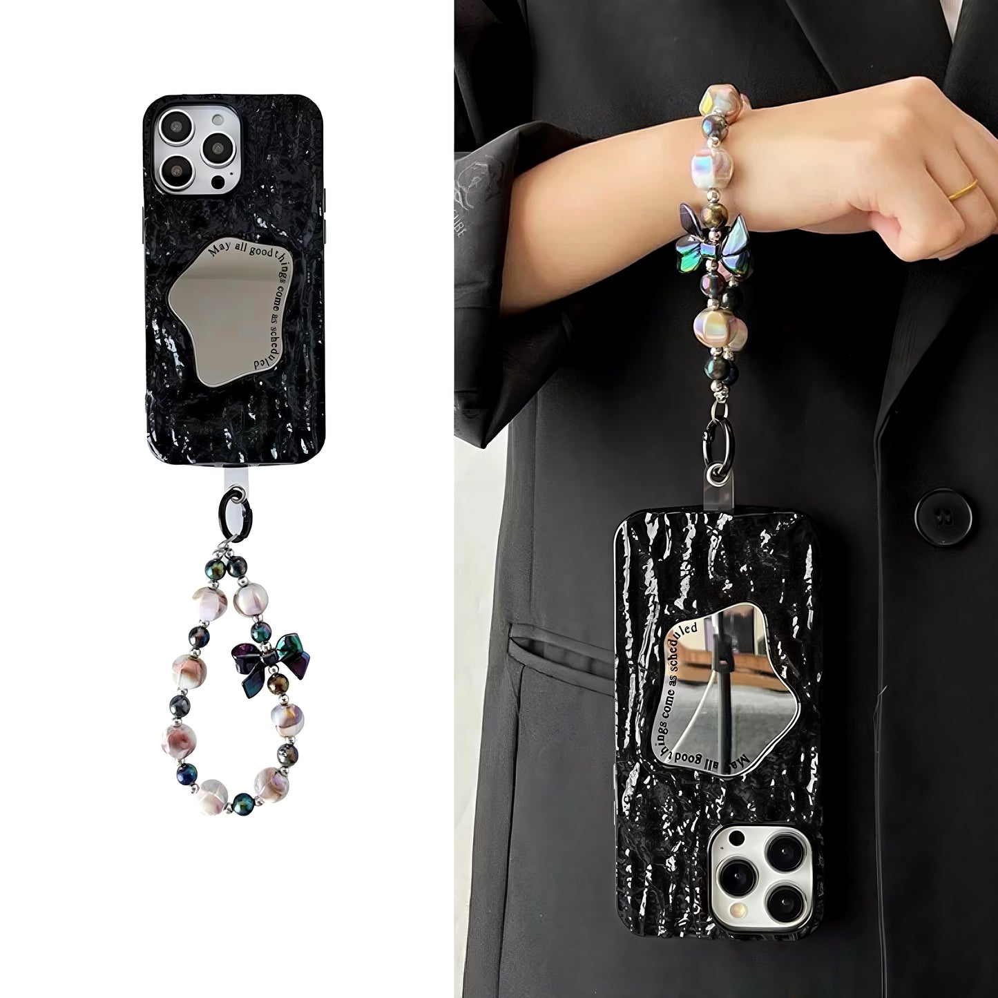 Luxury Textured Mirror Phone Case