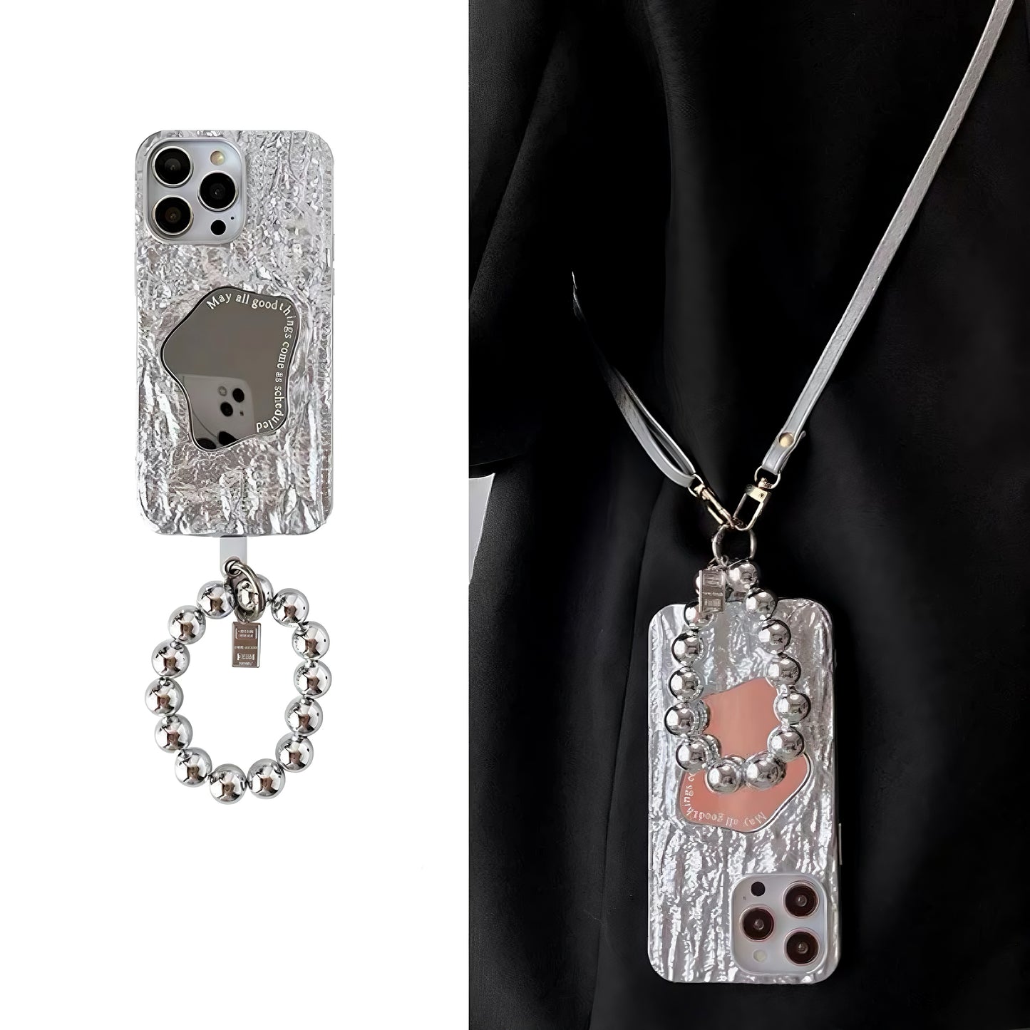 Luxury Textured Mirror Phone Case