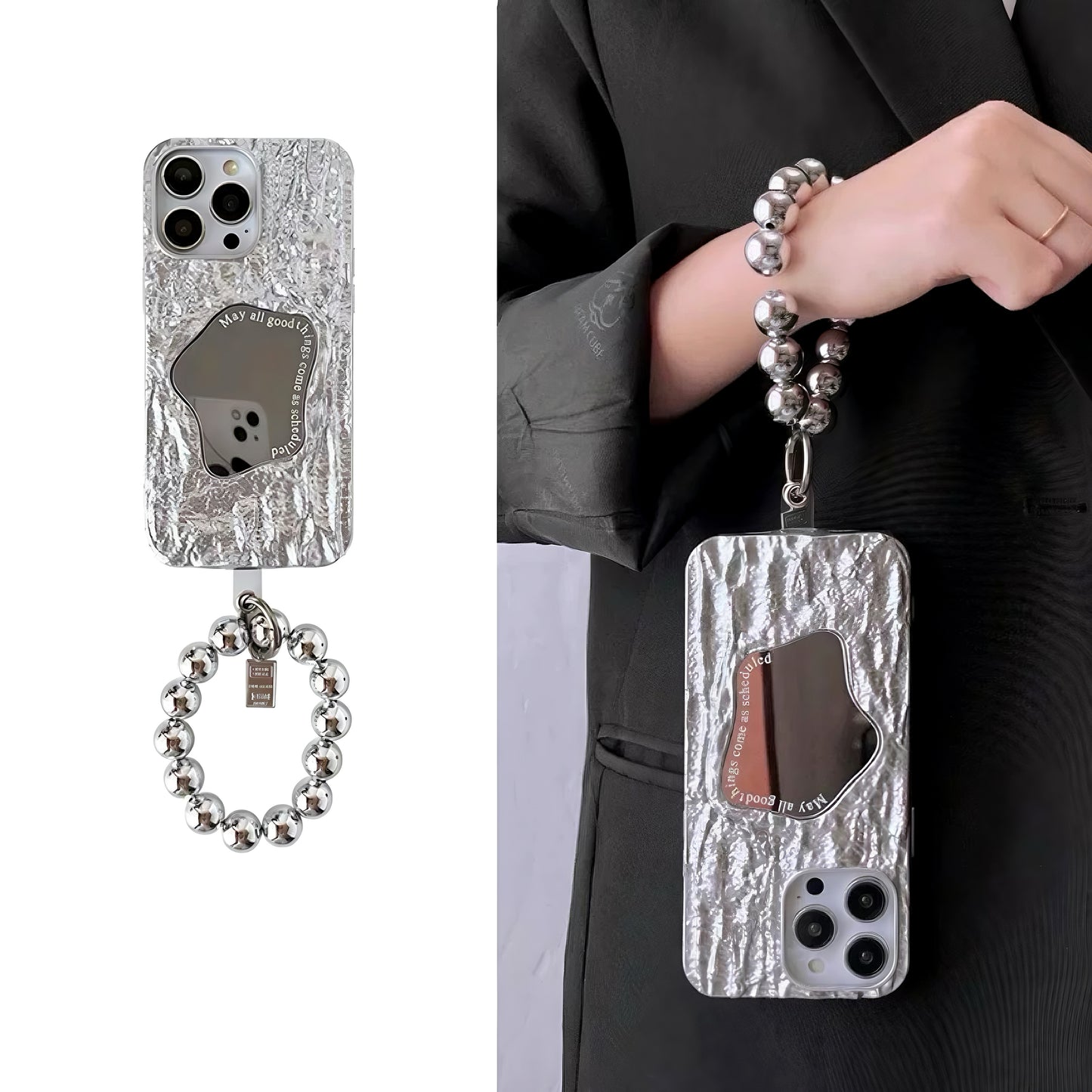 Luxury Textured Mirror Phone Case