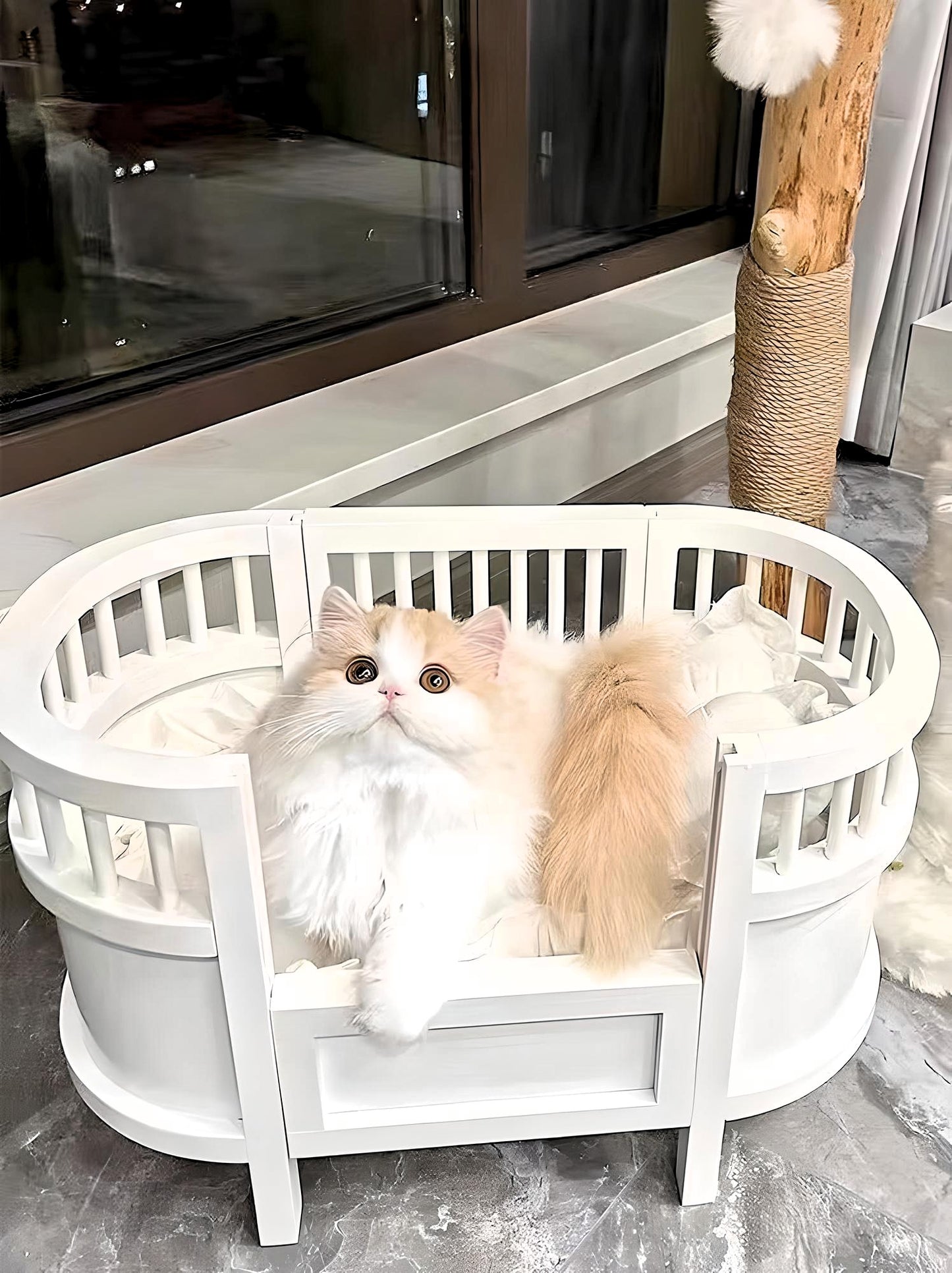 Cloud Nine Cat Haven
Luxury Cat Bed | Elegant Cat Furniture | Modern Pet Decor