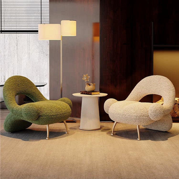Luxe Curves Bouclé Lounge