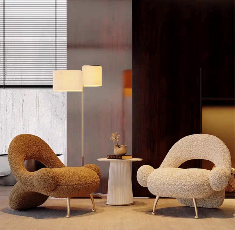 Luxe Curves Bouclé Lounge
