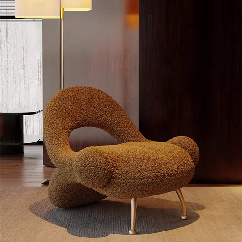 Luxe Curves Bouclé Lounge