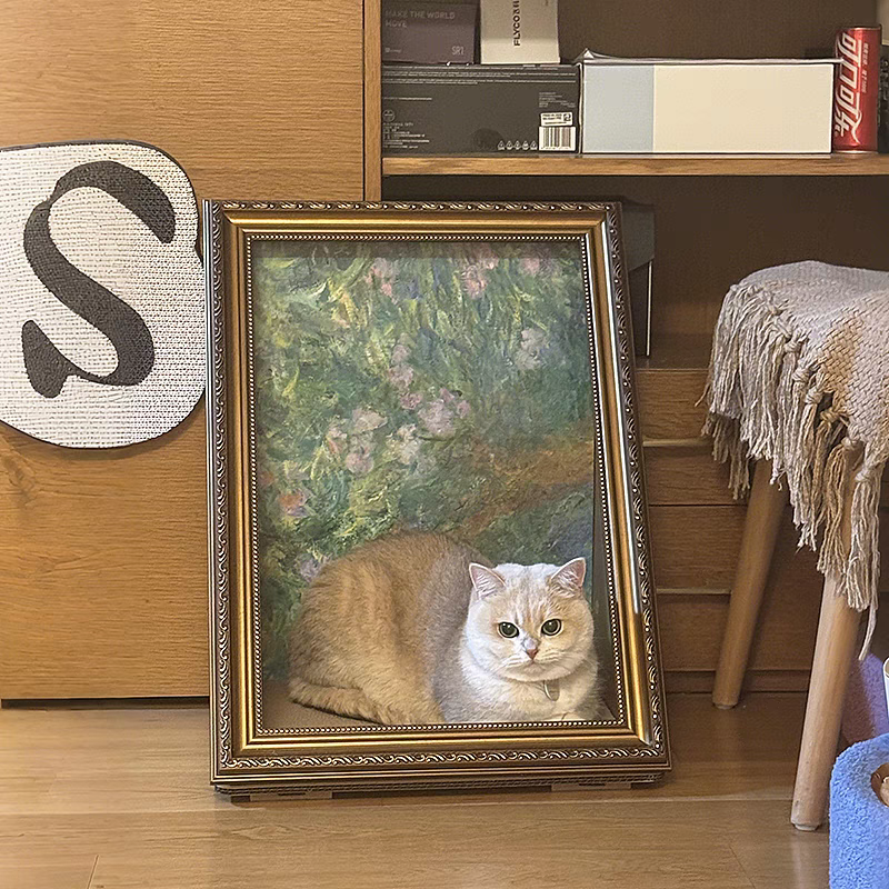 Pawtrait Gallery – Framed Cat Hideaway Art Series
