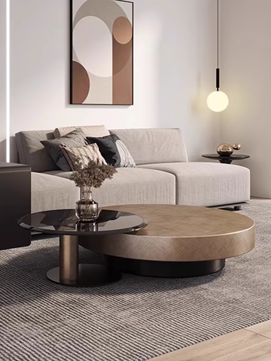 Luxe Orbit Dual Coffee Table Set
