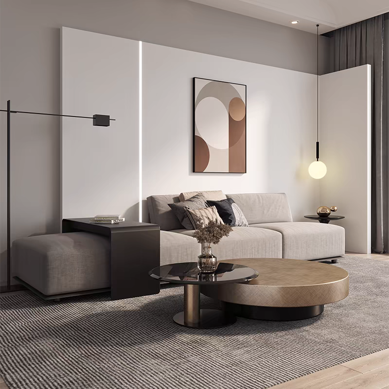 Luxe Orbit Dual Coffee Table Set