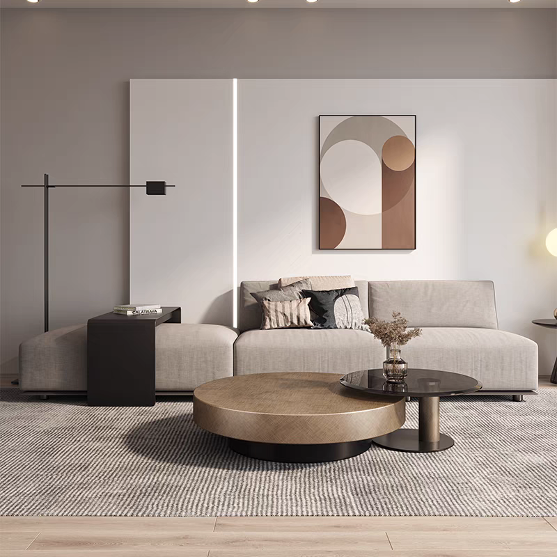 Luxe Orbit Dual Coffee Table Set