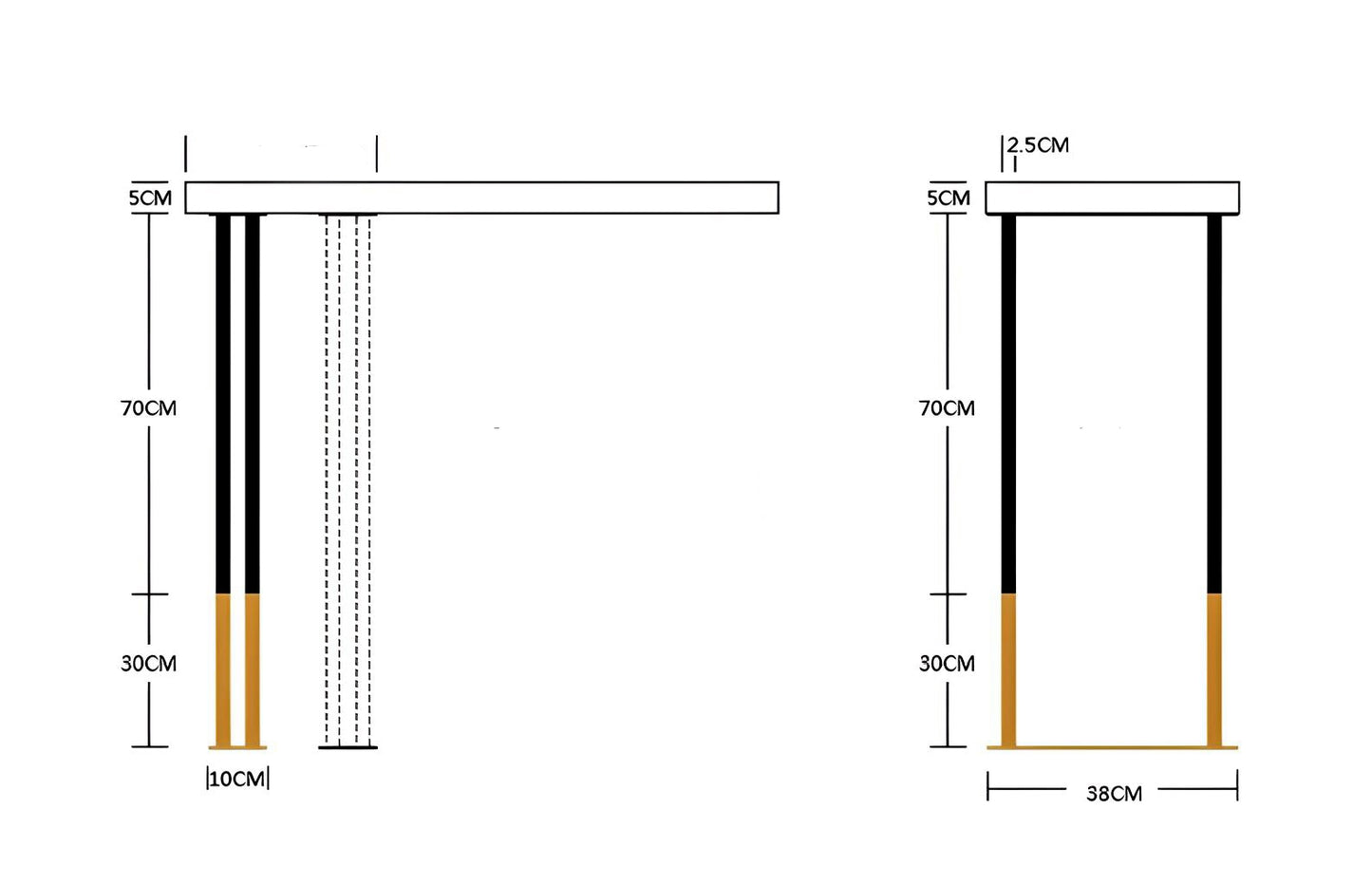 Luxe Elevate Bar Table Set