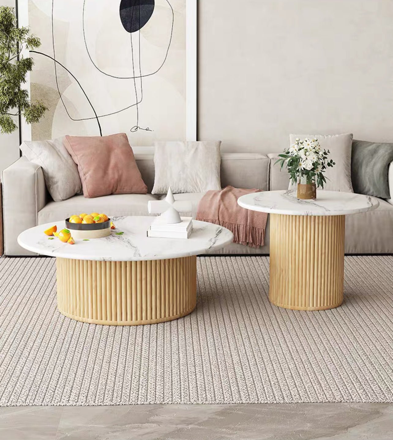 Tranquil Harmony Coffee Table Set