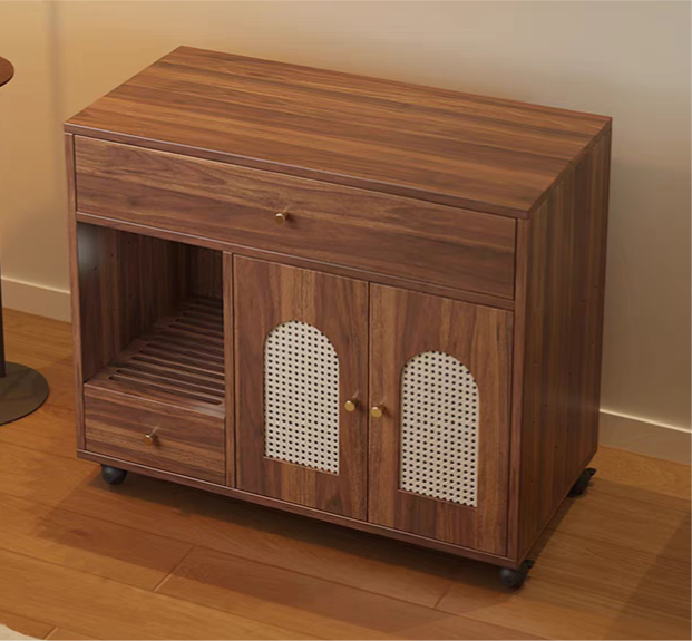 PurrNook Luxe Multi-Function Cat Cabinet & Litter Box Enclosure
