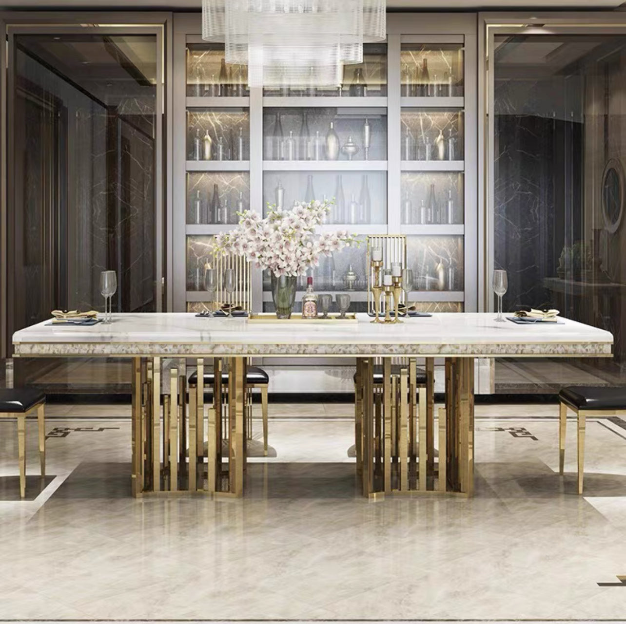 Opulent Radiance Dining Table