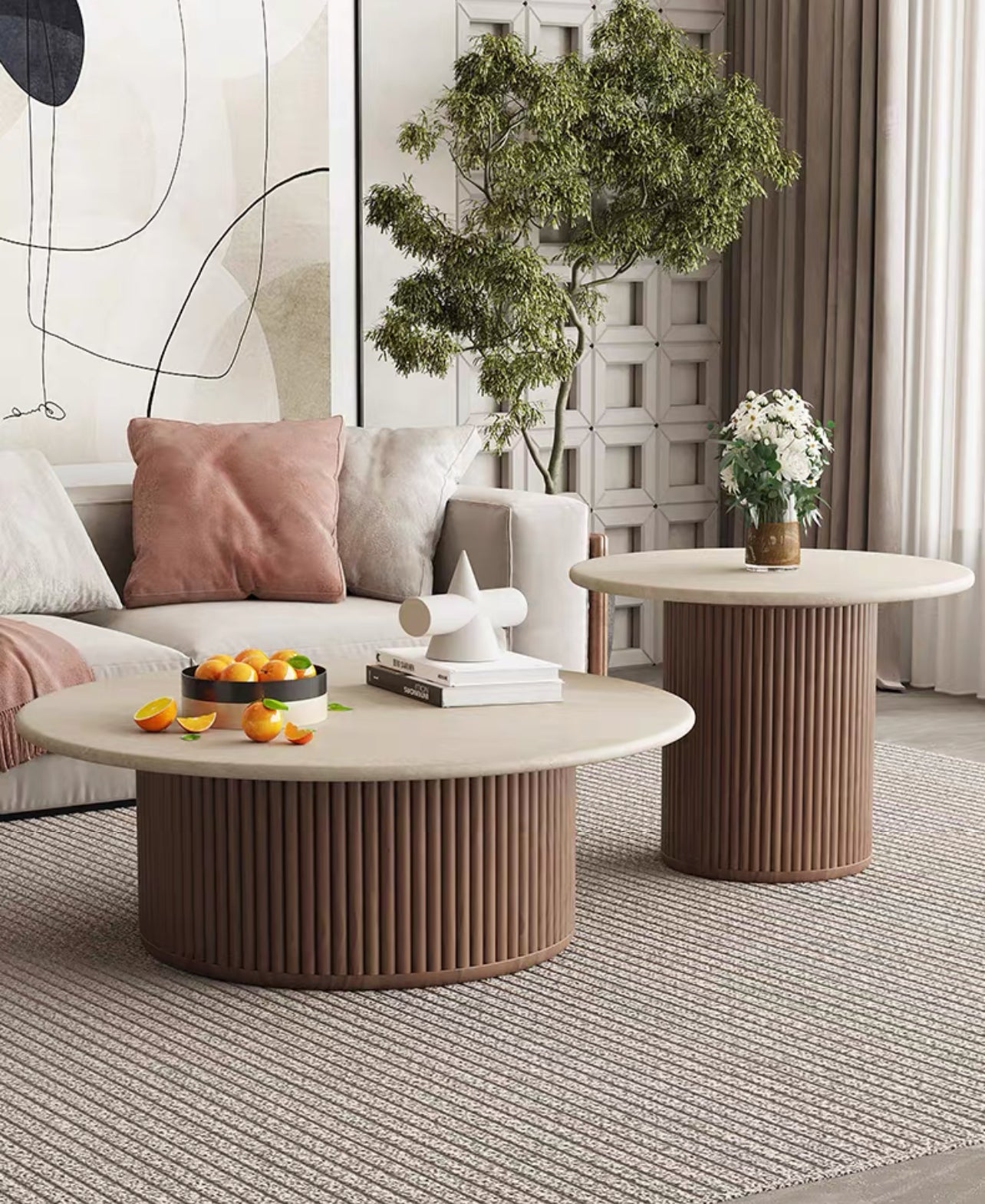 Tranquil Harmony Coffee Table Set