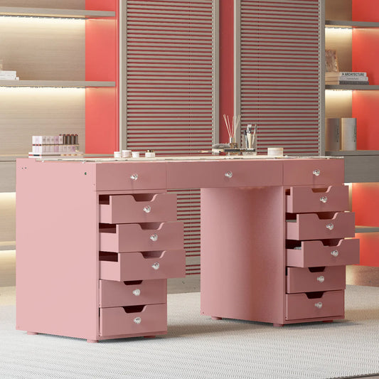 LuxeGlow Pro Vanity Desk