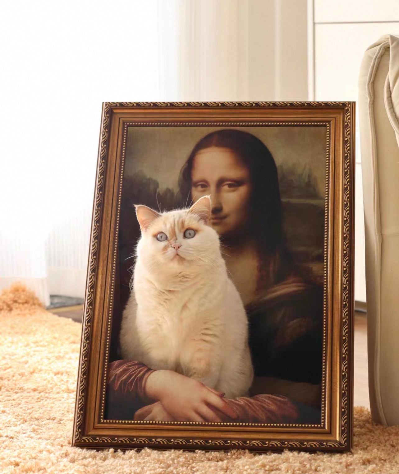 Pawtrait Gallery – Framed Cat Hideaway Art Series