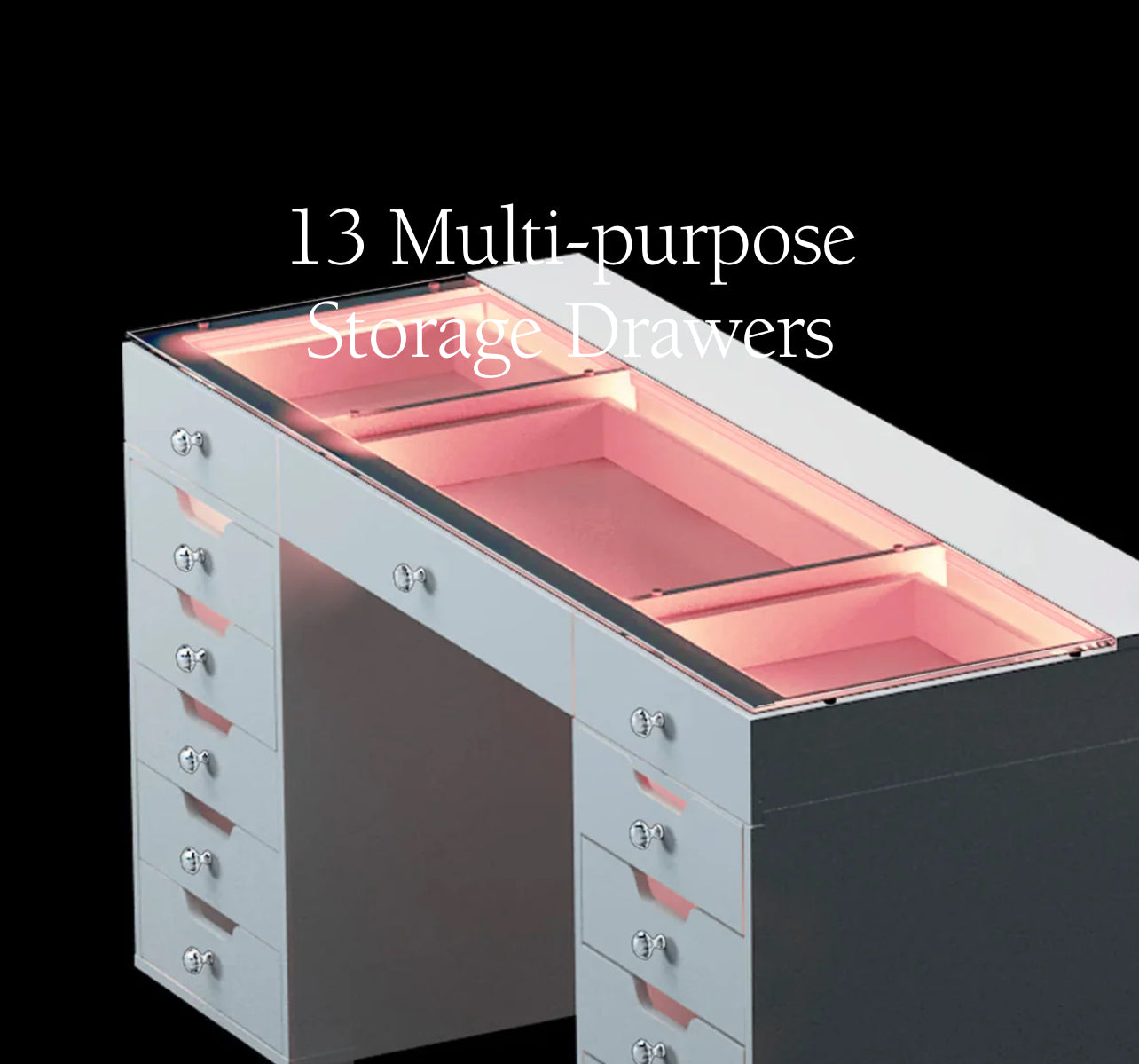 LuxeGlow Pro Vanity Desk