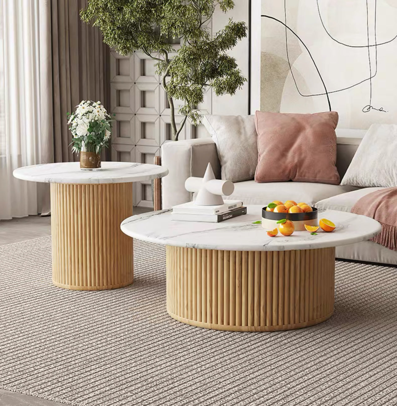 Tranquil Harmony Coffee Table Set