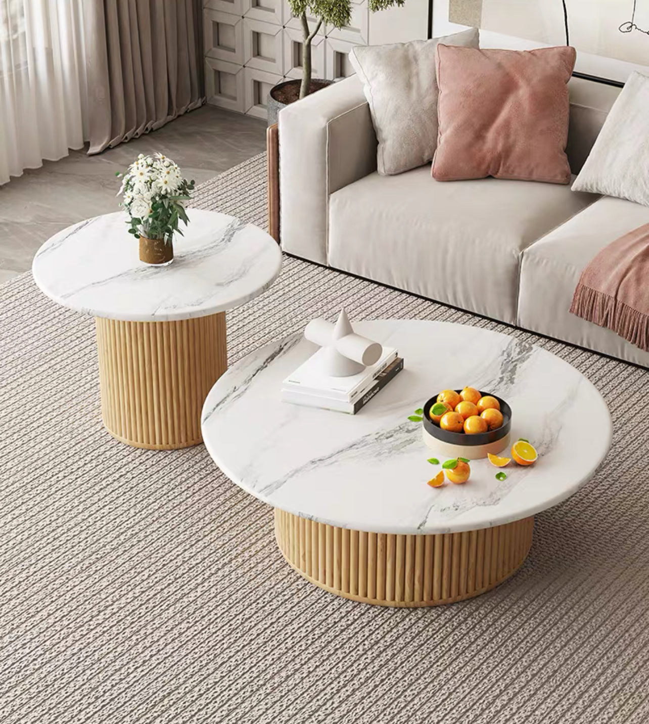 Tranquil Harmony Coffee Table Set