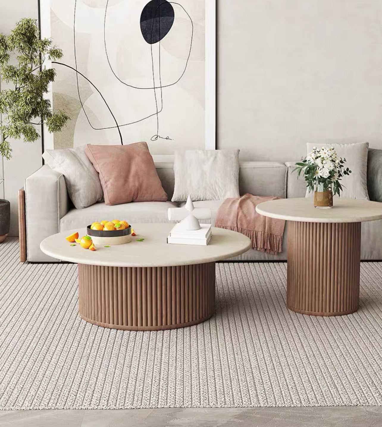 Tranquil Harmony Coffee Table Set