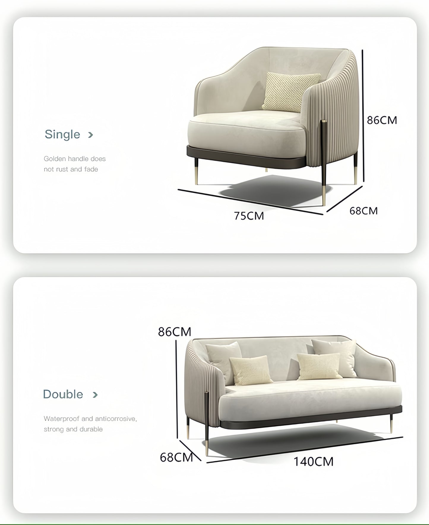 Luna Elegante Living Set