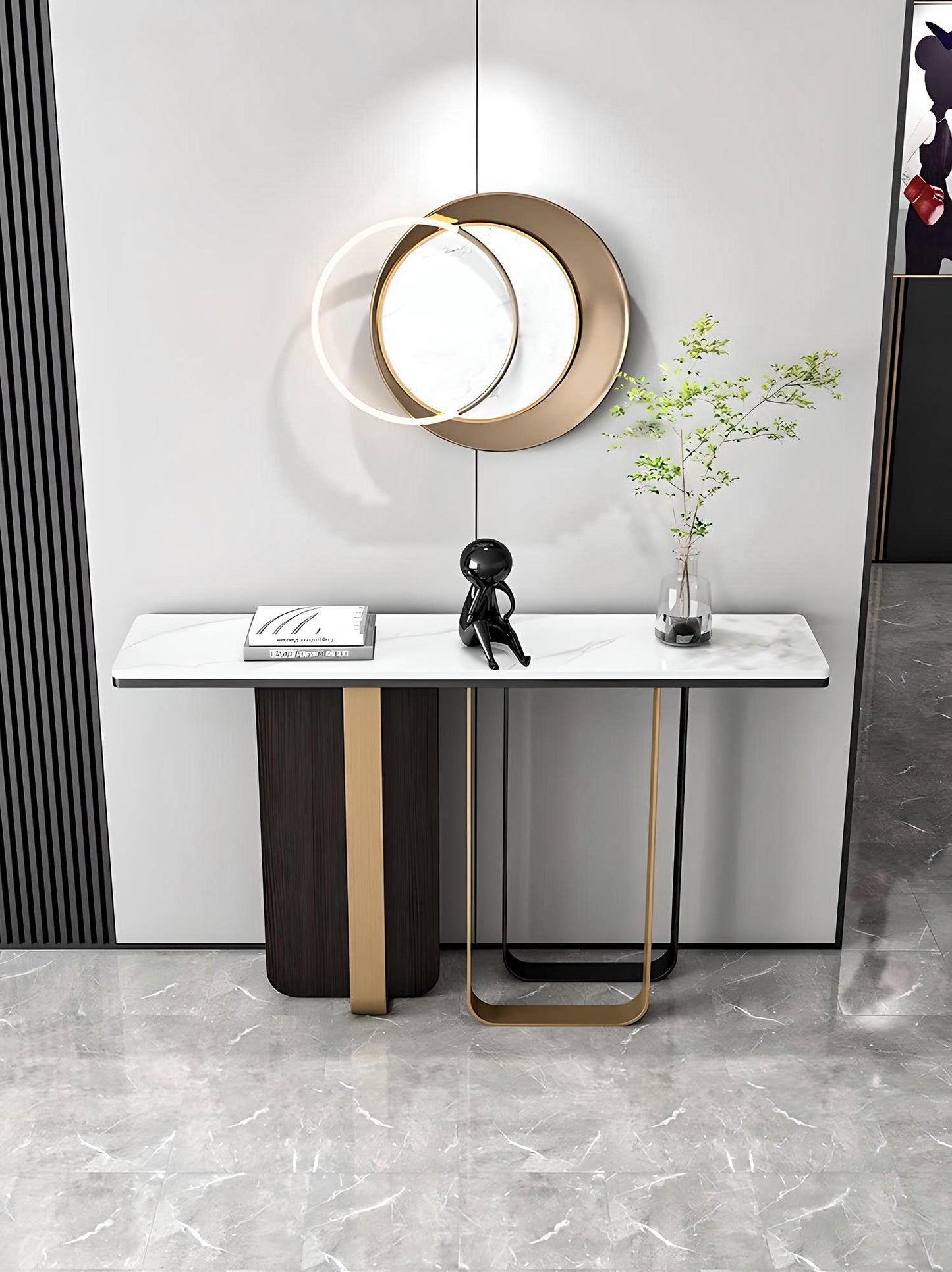 Eleganza Reflective Console Table