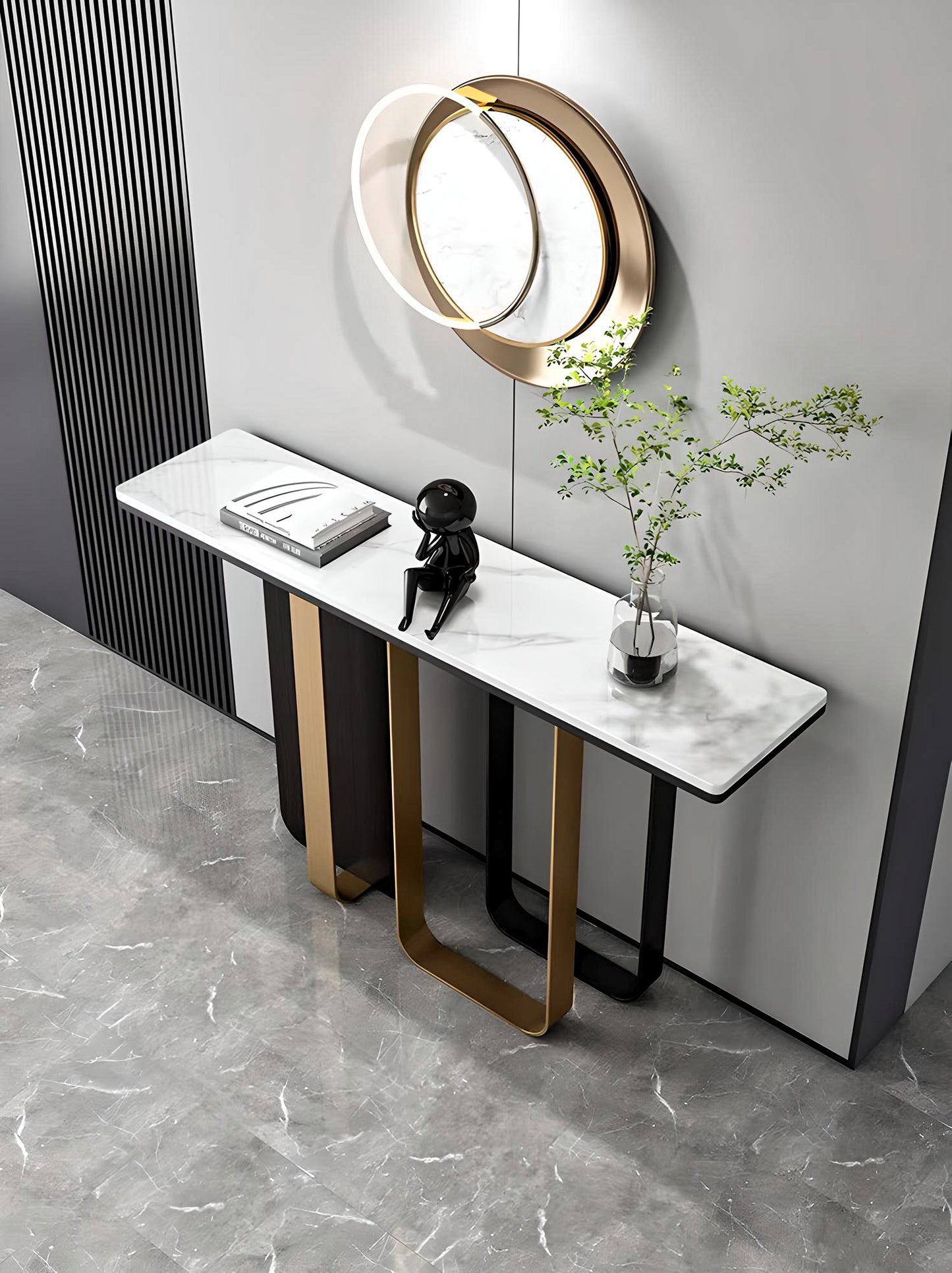 Eleganza Reflective Console Table