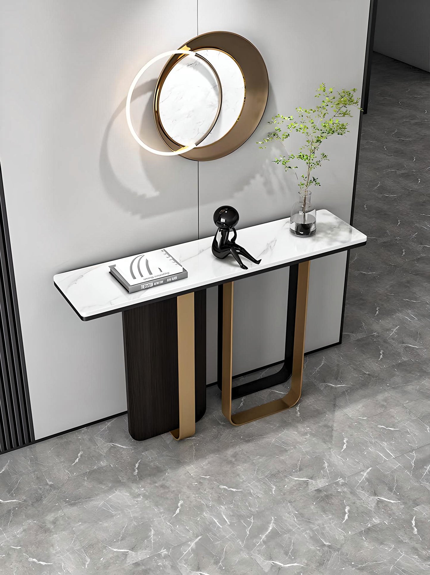 Eleganza Reflective Console Table