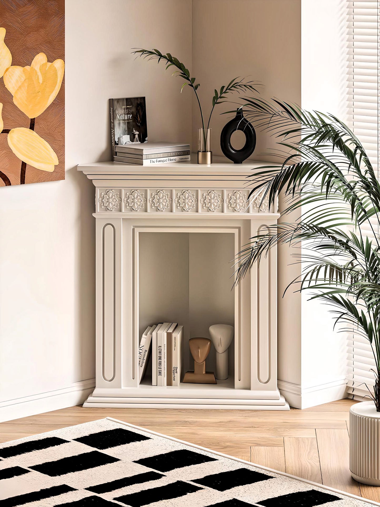 Eleganza Faux Fireplace