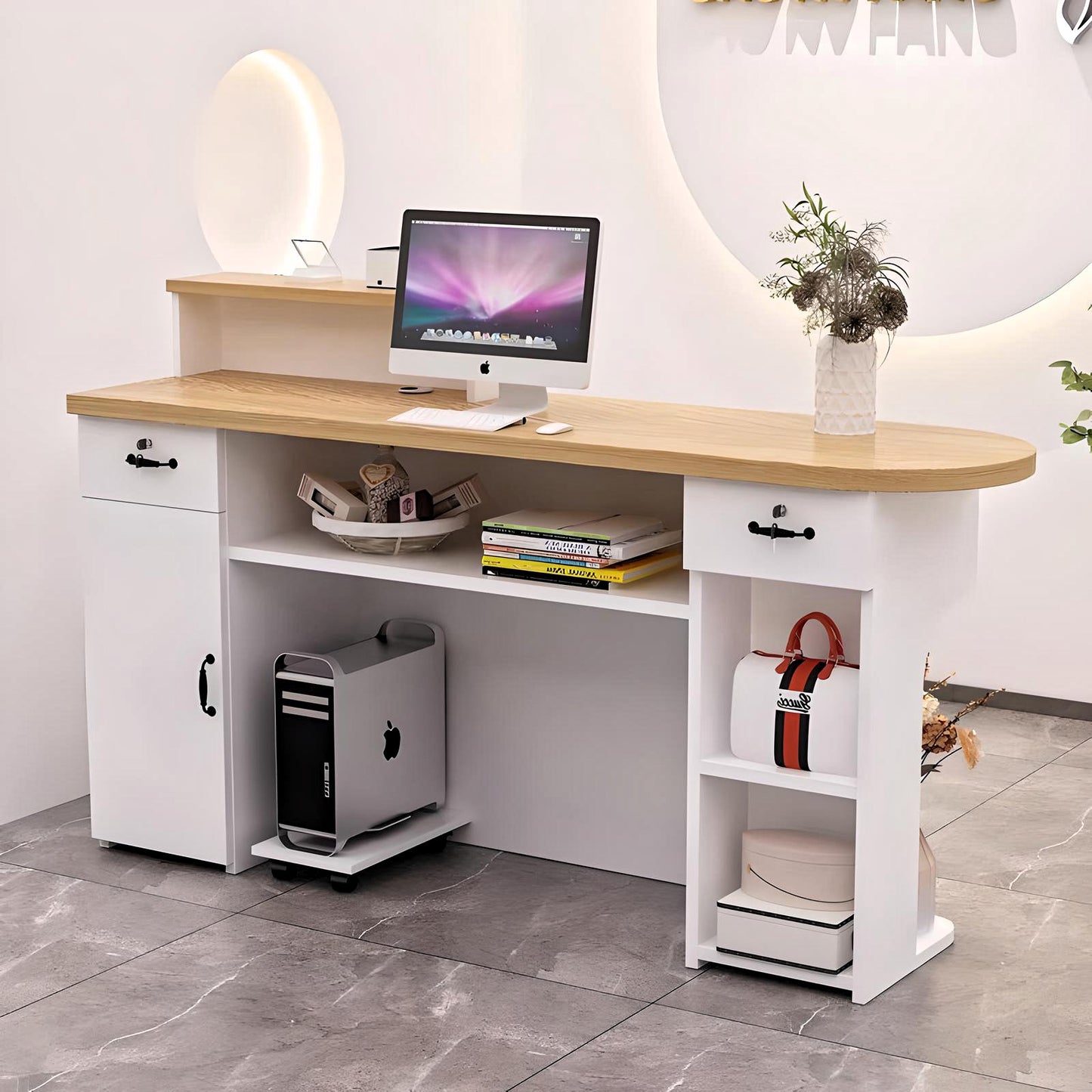 CurveCraft Workstation Desk