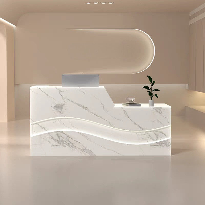 SleekCurve Reception Desk