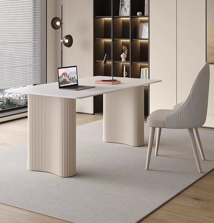 Columnar Elegance Desk