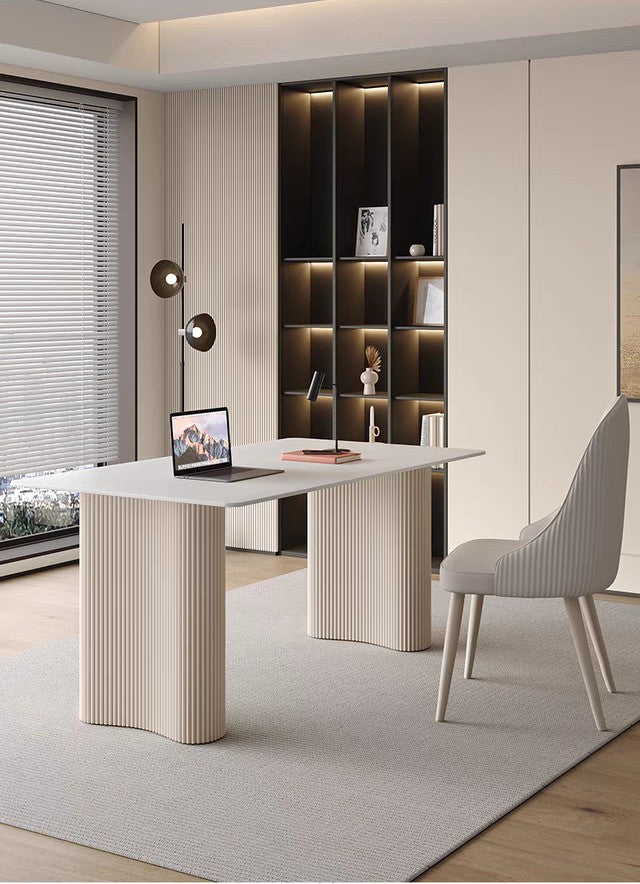 Columnar Elegance Desk