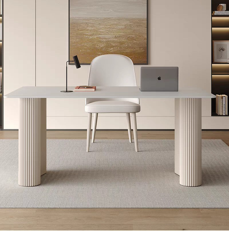 Columnar Elegance Desk