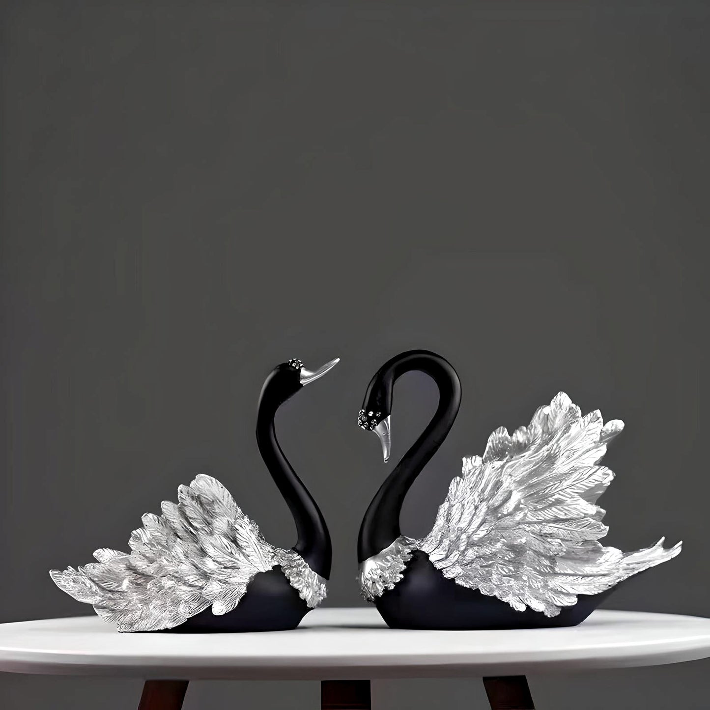 Eternal Embrace Swan Pair Sculpture